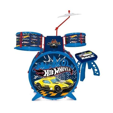 Bateria Infantil Hot Wheels Radical Fun F Shopee Brasil