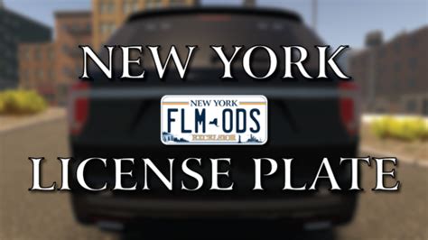 New York License Plate - License Plate designs - FLMODS