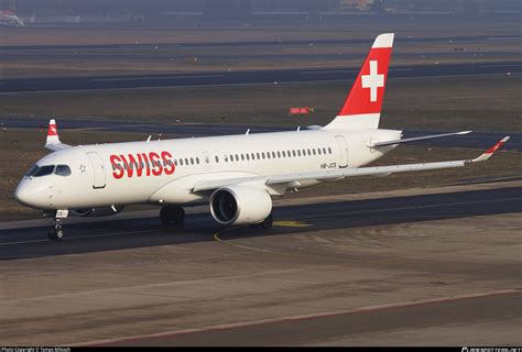 HB JCS Swiss Airbus A220 300 BD 500 1A11 Photo By Tomas Milosch ID