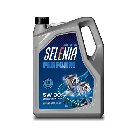Моторное масло Petronas SELENIA PERFORM W.R синтетическое, 5W30, 5 л ...