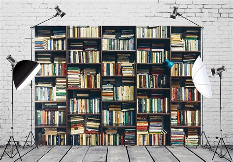 Buy CORFOTO Fabric 5x4ft Bookshelf Backdrop Theme Photography School