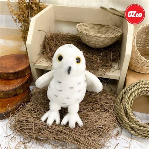 Jual Boneka Hewan Burung Hantu Salju Snowy Owl Original Ozco Soz Di