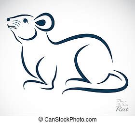 Rat outline Clipart Vector and Illustration. 277 Rat outline clip art ...