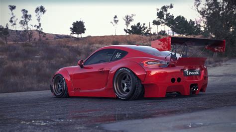 Sergio Loza Porsche Cayman Rocket Bunny