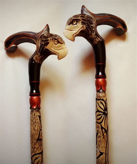 Pin By Steven Walker On Carving Caneswalking Sticks In 2020 Handmade