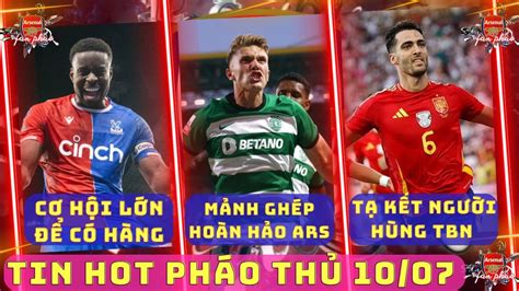 Tin Arsenal Marc Guehi T Ch I K H Vs Palace Khi N Mu Vs Ars