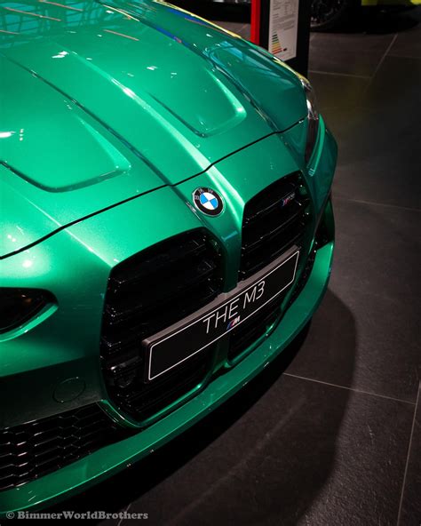 The New Bmw M In Isle Of Man Green Displayed At Bmw Welt In