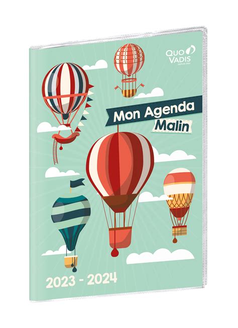 Mon Agenda Malin 1 Semaine Sur 2 Pages 21 X 297 Cm Quo Vadis Pas