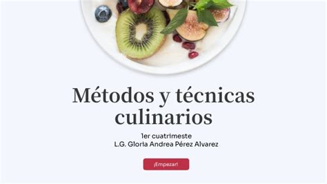 Métodos Y Técnicas Culinarias