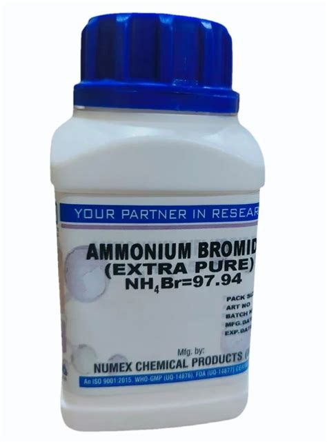 Lr Grade Ammonium Bromide 995 500gm Bottle At Rs 400 In Hapur Id