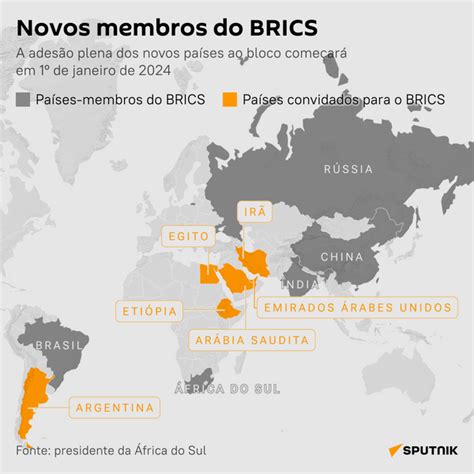 Novos Membros Do BRICS Confira O Mapa Atualizado Do Bloco 24 08 2023