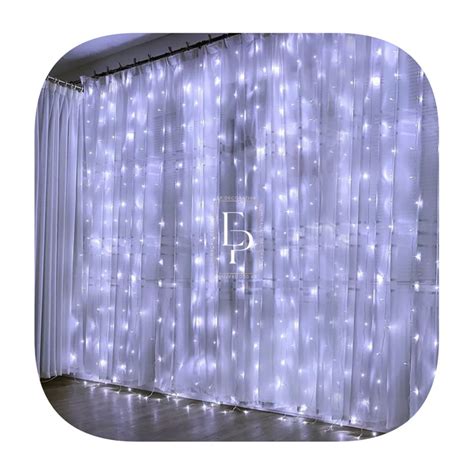 Cortina Led Fixo M X M Branco Frio Fio Branco Shopee Brasil