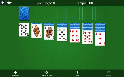 Jogo gratuito Microsoft Solitaire para Android tem Paciência