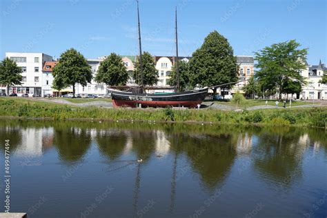 Segelschiff Hermine In Cuxhaven Stock Photo Adobe Stock