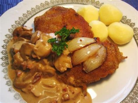 Zwiebel Sahne Schnitzel Rezept Mit Bild Kochbar De