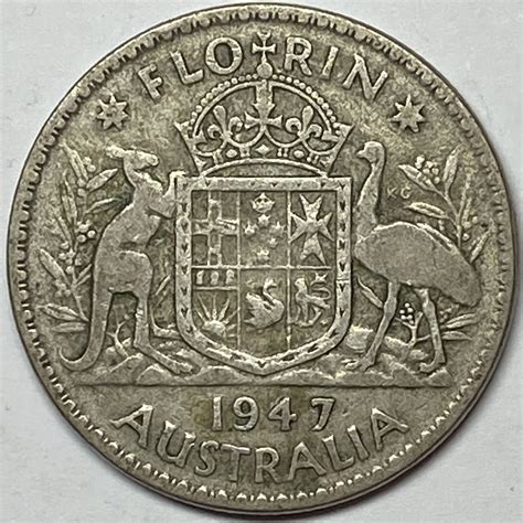 1947 Australia Florin Private Coin Collection