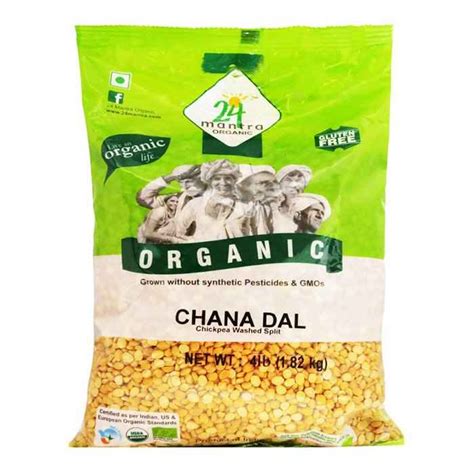 Buy Organic Chana Dal 24 Mantra 4 Lbs Indiaco Quicklly