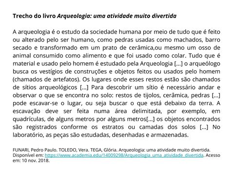 Plano De Aula Ano O Trabalho Arqueol Gico E O Povoamento Da Am Rica