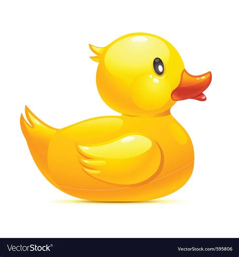Rubber duck Royalty Free Vector Image - VectorStock