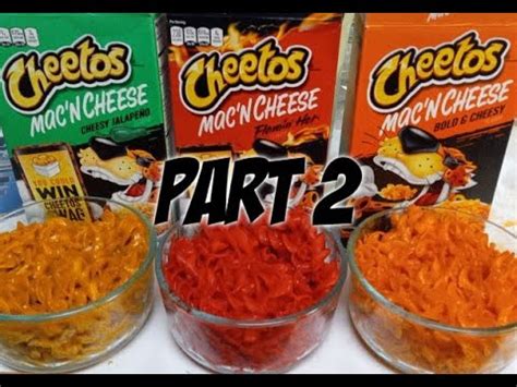 Cheetos Mac N Cheese Bold Cheesy Cheesy Jalapeno Flamin Hot Part