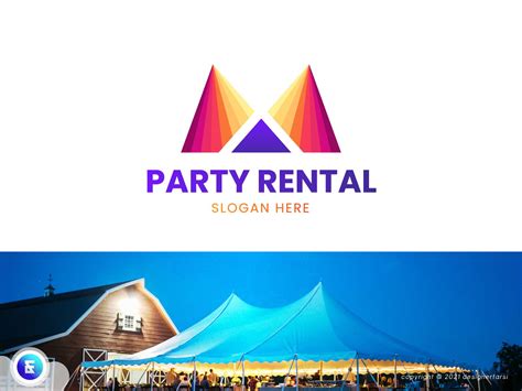 Party rental Logo - M Abstract Logo Vector | Abstract logo, Vector logo ...