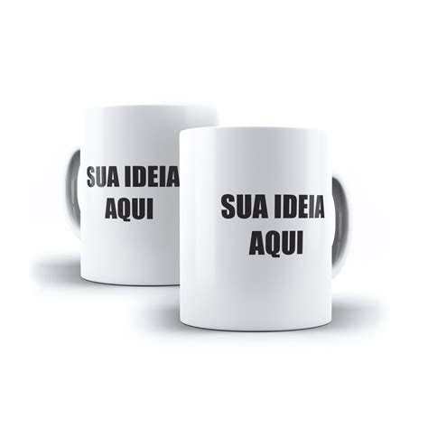 Caneca Cer Mica Ou Pol Mero Personalizada Sua Ideia Shopee Brasil