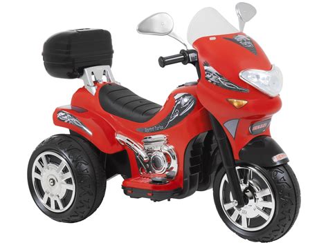 Moto Elétrica Infantil Sprint Turbo Vermelha 2 Marchas Biemme Mini