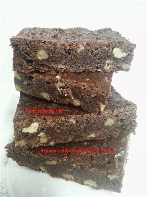 Kantinho Da LILI Brownies De Chocolate E Nozes