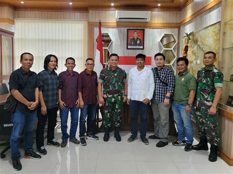 Danrem Gapu Terima Silaturahmi Pengurus Smsi Provinsi Jambi