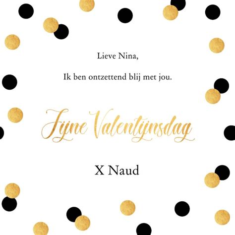 Valentijnskaart Confetti Goudlook Love You Kaartje Go