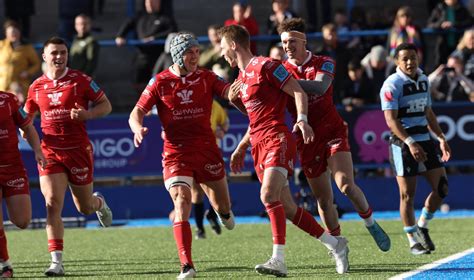 Super Seven For Scarlets To Complete Cardiff Double Scarlets Rugby