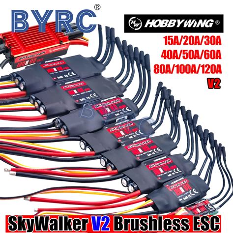 Hobbywing Skywalker 15A 20A 30A 40A 50A 60A 80A 100A 120A V2 Brushless