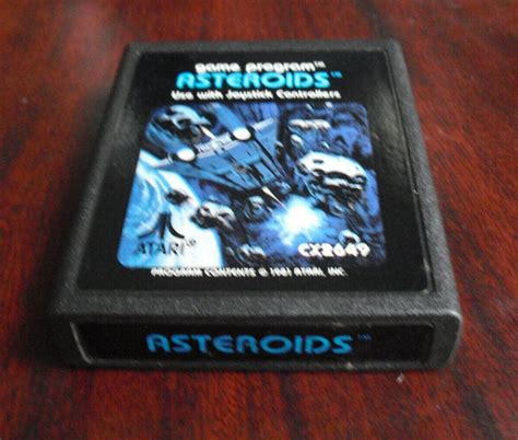 Vintage 1981 Atari 2600 Asteroids Video Game Cartridge Ebay