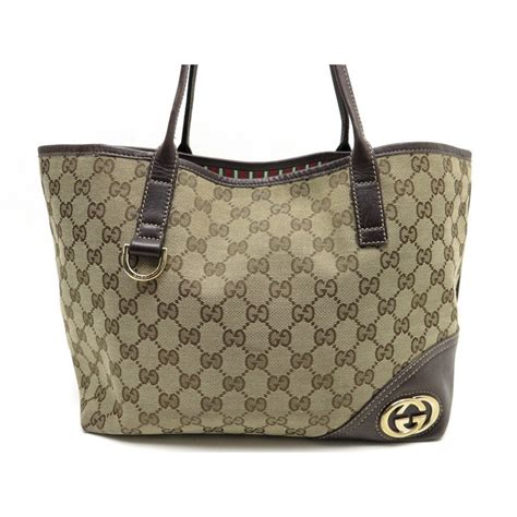 Sac A Main Gucci 169946 Cabas En Toile Monogrammee