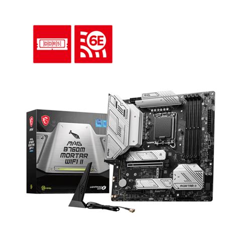 MSI MAG B760M MORTAR WIFI II DDR5 MATX LGA1700 PC Worth