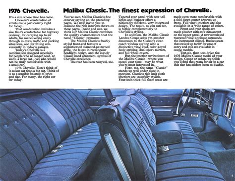 1976 Chevrolet Chevelle Brochure 2