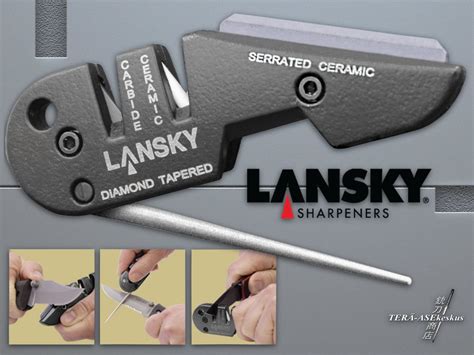 Veitsenteroitin - Lansky Blademedic taskuteroitin puikolla