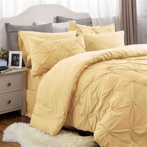 Bedsure California King Comforter Set Cal Bed King Yellow EBay