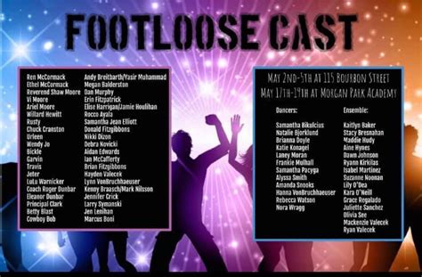 Footloose Cast – Beverly Theatre Guild