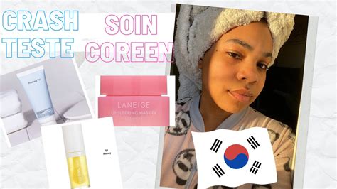 Je Teste Des Soins Cor Ens Kbeauty Skincare Hd P Youtube