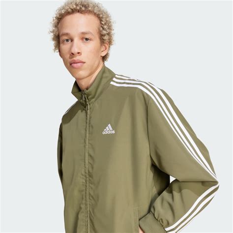 Adidas 3 Stripes Woven Track Suit Green Adidas Uae