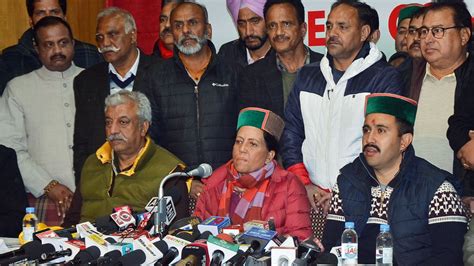 Major Jolt To Congress As Himachal Chief Pratibha Singh Refuses To