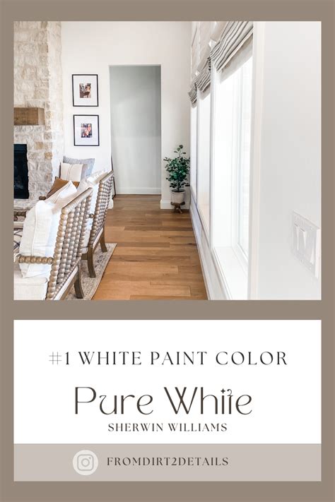 1 White Paint Color Sherwin Williams Pure White