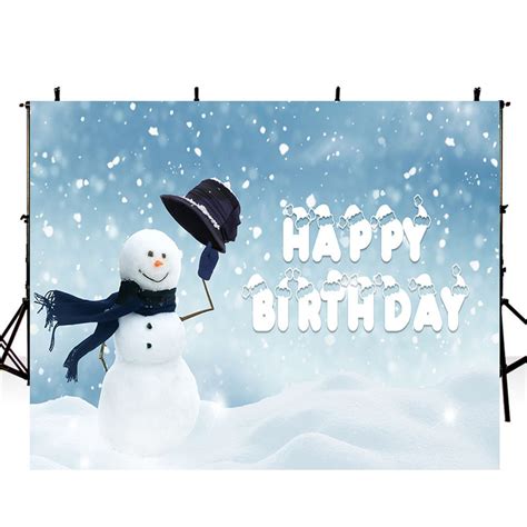 photo backdrop snowman 8x6 christmas photo backdrop with snow 5 x 7 ...