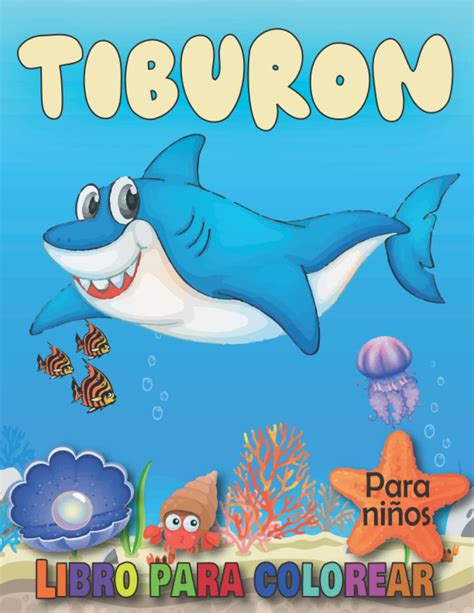 Buy Tiburón Libro para colorear Para niños 40 divertidas páginas para