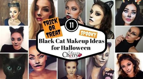 11 Black Cat Makeup Ideas for Halloween at CherryCherryBeauty.com ...