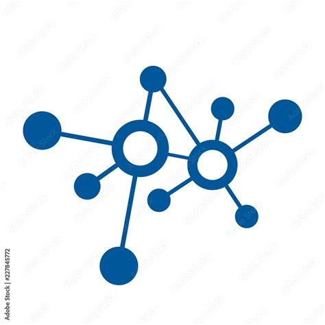 Digital Network Connection Icon And Vector Logo Stock Vector Adobe Stock