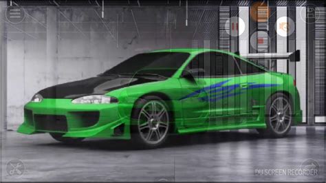 How To Make Brians Mitsubishi Eclipse From Fast And The Furious In 3d Tuning Youtube