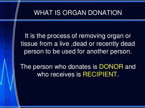 Organ Donation Awareness Ppt