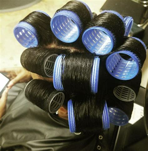 Pin By T Shima On Tightly Wetset Roller Set Wet Set Hair Rollers